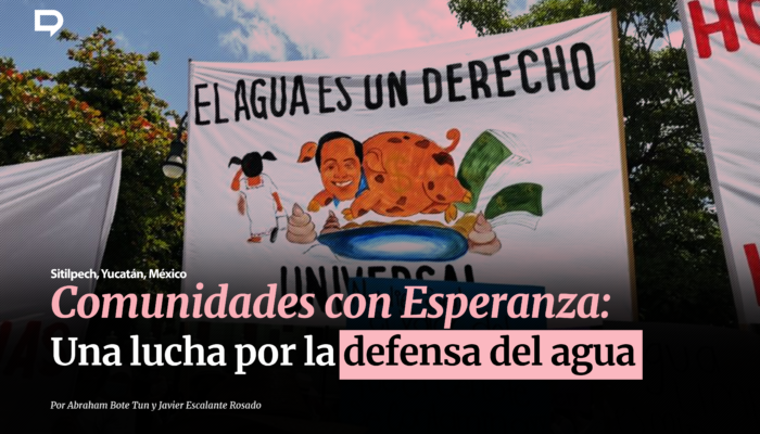 En Sitilpech, Yucatán, comunidades mayas luchan contra una granja de cerdos que contamina agua y cultivos, buscando justicia y protección ambiental.