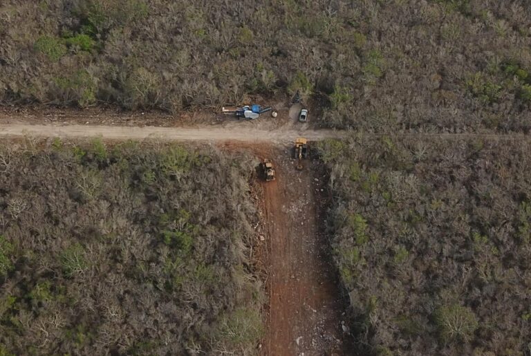 Pobladores de Chablekal denuncian la tala ilegal en Misnébalam y exigen frenar el despojo y la destrucción del monte maya.