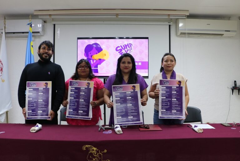 La campaña Suma tu voz CODHEY impulsa acciones contra las violencias hacia las mujeres y visibiliza a grupos históricamente excluidos.